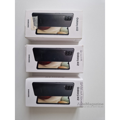 LOTTO 1: Samsung Galaxy A12 32GB BLACK - USATO